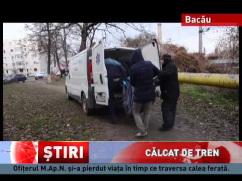 Un ofițer M.Ap.N. a fost călcat de tren, în Bacău