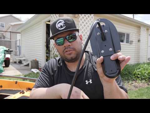 Raymarine Axion 9 RV-100 3D Transducer Install on Hobie Pro Angler 14 [2018]