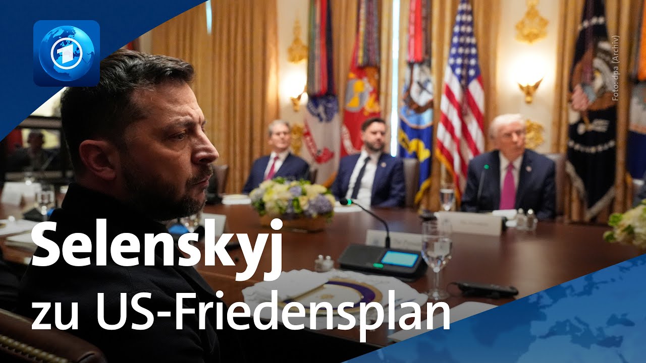 Selenskyj zu Gespräch über US-Friedensplan bereit