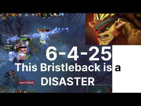 This Bristleback is a DISASTER! 6 Kills 25 Assists. Dota 2 7.31c Gameplay.