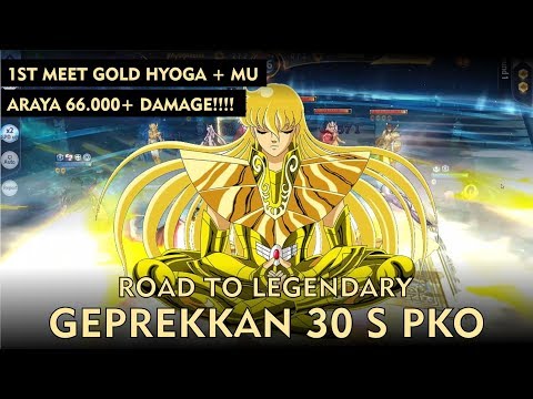 VS Gold Hyoga Ft Aries Mu "Road To Legendary Rank" - Saint Seiya Awakening
