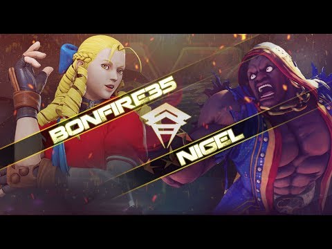 Bonfire35 (Karin) vs DEFCON (Nigel) - SFV Online Ranked - GrandMaster Battle