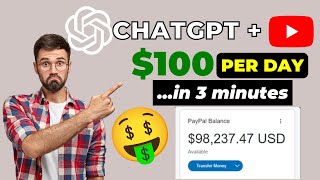 How to Use AI to Make Money in 2023: ChatGPT & YouTube Cash Cow Automation thumbnail