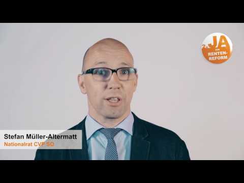 Ja zur Rentenreform: Stefan Müller-Altermatt