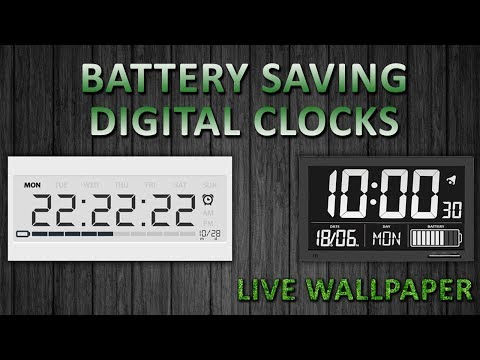 Battery Saving Digital Clocks Video