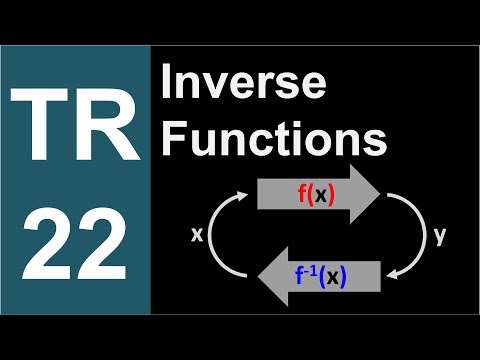 TR-22: Algebra Review of Inverse Functions (Trigonometry series by Dennis F. Davis)