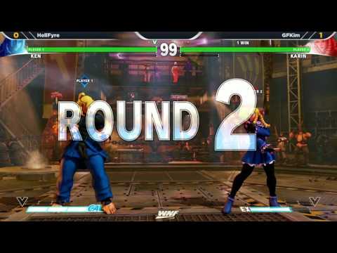 WNF SFV - Off Season 1.3 - HellFyre (Ken) vs GFKim (Karin)