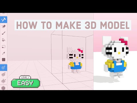 HOW TO MAKE 3D PIXEL ART | MEGA VOXELS PLAY