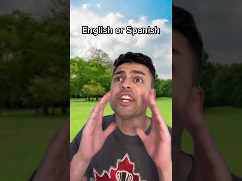English or Spanish #shorts