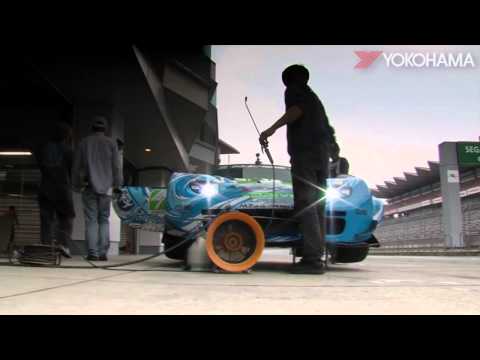 RE Amemiya 20B FD RX-7. Fuji Speedway test for Yokohama World Time Attack 2012