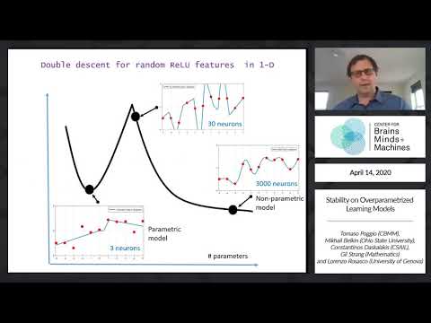 Stability of overparametrized learning models