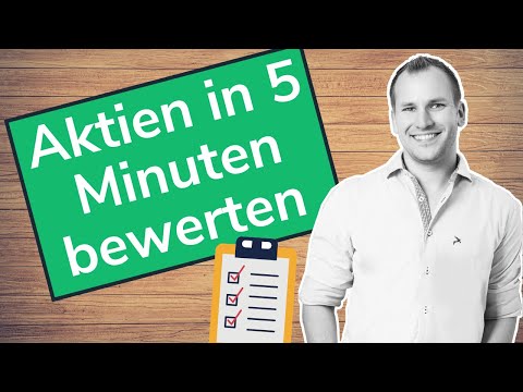 AKTIEN BEWERTEN in 5 Minuten: So bestimmst du mit der KGV-Methode den inneren Wert einer Aktie