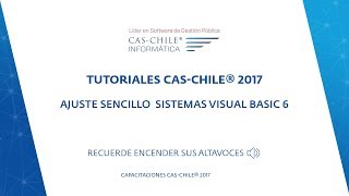 Ajuste Sencillo Visual Basic 6