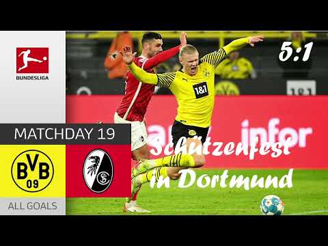 Schützenfest in Dortmund!|Borussia Dortmund 5:1 SC Freiburg|Fußball Bundesliga Spieltag 19