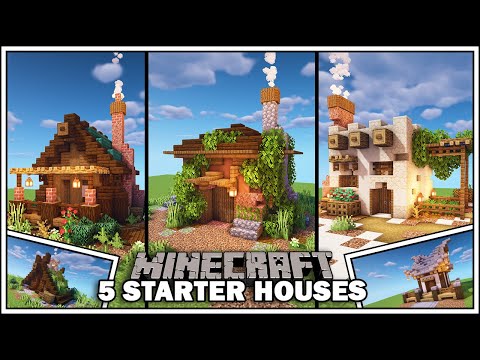 TheMythicalSausage - Minecraft: 5 Simple Starter Houses
