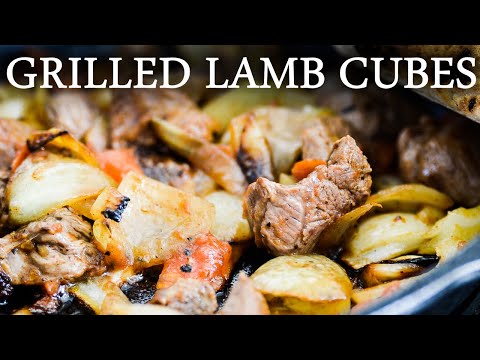 Lamb Cubes Recipe (Tender & Juicy) 5-ingredient Sauteed Lamb Cubes | Gozney Roccbox Recipes