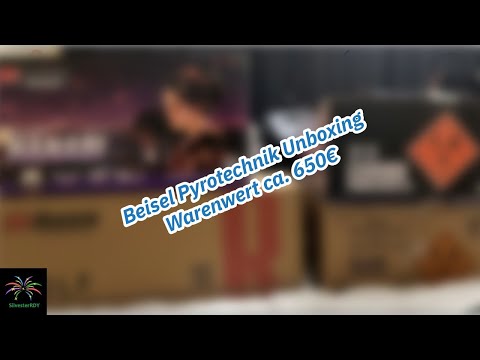 Beisel Pyrotechnik Unboxing Warenwert ca. 650€