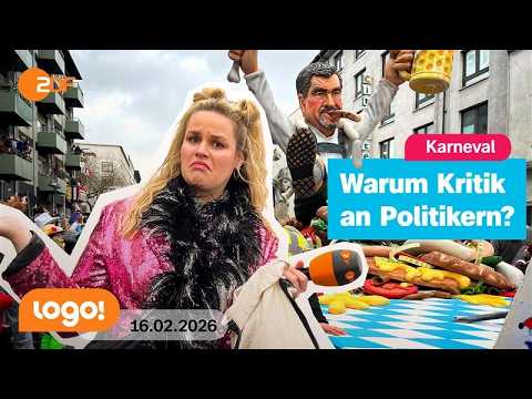 Was Karneval mit Politik zu tun hat | logo!-Nachrichten vom 16.02.26