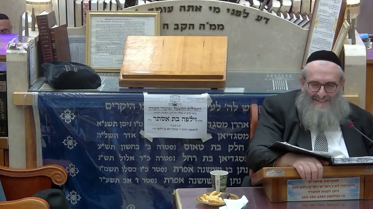 הרב יהושע ויזגן מסכת חולין דף מח עמוד ב' המשך