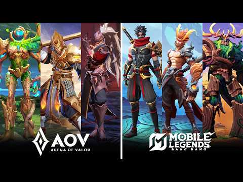 Mobile Legends VS Arena of Valor : Map, Monsters, Heroes Design, etc. 2026 | Max Settings