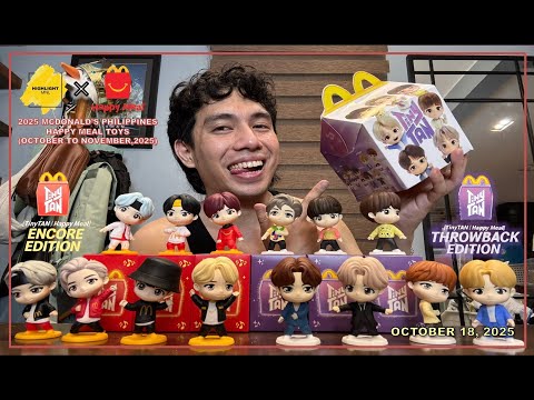 2025 McDonalds BTS TinyTan Happy Meal (TinyTAN Encore Edition McDonalds Toys) PH Version