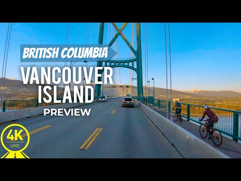 4K Scenic Roads of British Columbia, Canada - Vancouver / Vancouver Island - Short Preview Video