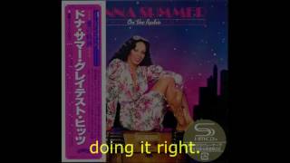 Donna Summer - Sunset People (GH Edit) LYRICS SHM &quot;On the Radio: Greatest Hits I &amp; II&quot;