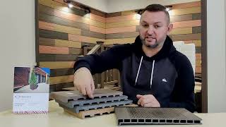 Ступени из дпк TECHNODECK полнотелая ЦВЕТ ШОКОЛАД