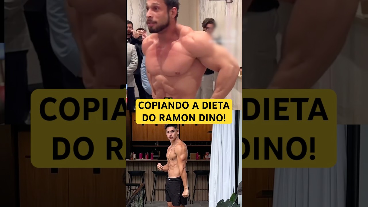 Fiz a Dieta do @ramondinopro1619 por 1 dia! Rumo ao Olympia 2024 #instamuscle #bodybuilding