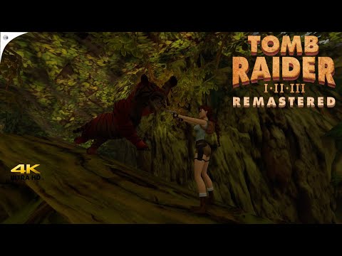 Tomb Raider III Remastered Jungle With Custom Music (4K HD 60 FPS)