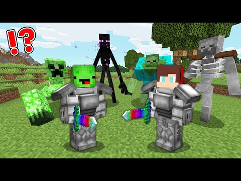 Custom Bosses But I have OVERPOWERED Weapons in Minecraft Challenge - Maizen