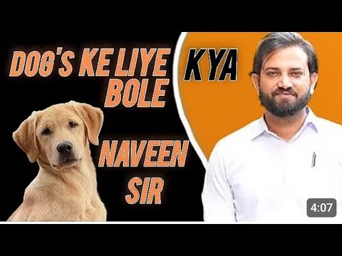 DOG'S 🐕 को लेकर क्या बोले NAVEEN SIR🤨#supremecourtofindia #rwa #naveensir #dog #@RojgarwithAnkit