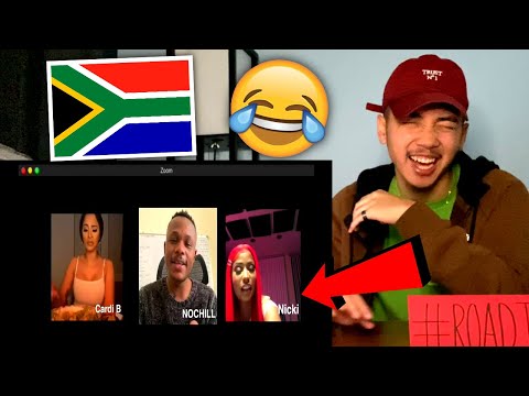 NO CHILL GOD CARDI B AND NICKI MINAJ ZOOM MEETING AMERICAN REACTION! 🤣 FUNNY SOUTH AFRICAN COMEDY 🇿🇦