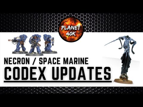 Warhammer 40k NECRON / SPACE MARINE Errata & Codex Updates - 9th Edition
