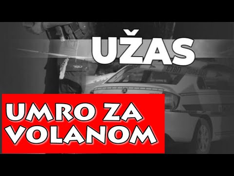 TRAGEDIJA! PREMINUO ZA VOLANOM!  Automobil udario u drvo