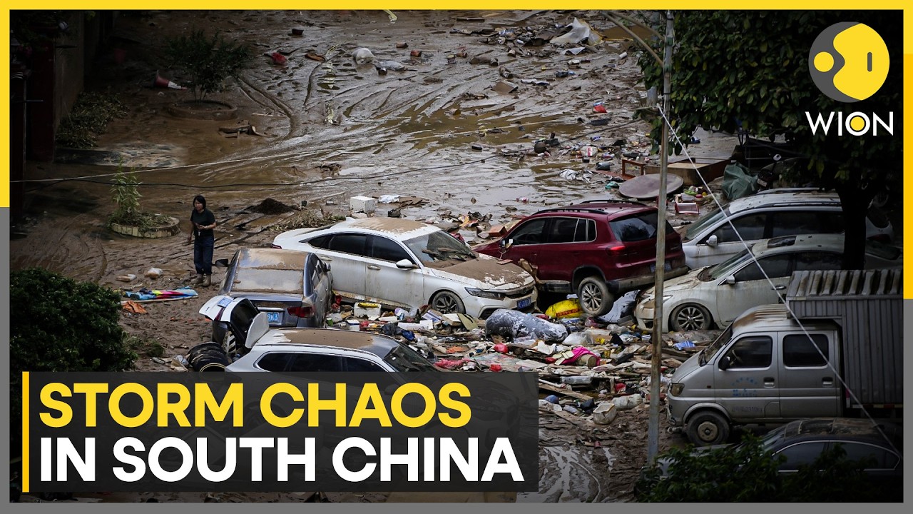 China Floods: Quinzhou Battles Relentless Floods as Rains Continue | WION News