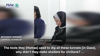 Lebanese journalist criticizing Hamas
