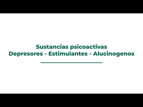 8 - QUE SON LAS DROGAS O SUSTANCIAS PSICOACTIVAS?