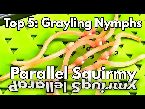 BEST 5 Grayling Nymphs: The Parallel Squirmy - Step by Step SBS Fly Tying