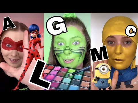 Paula's Alphabet Makeup Challenge Letters A-M 😍