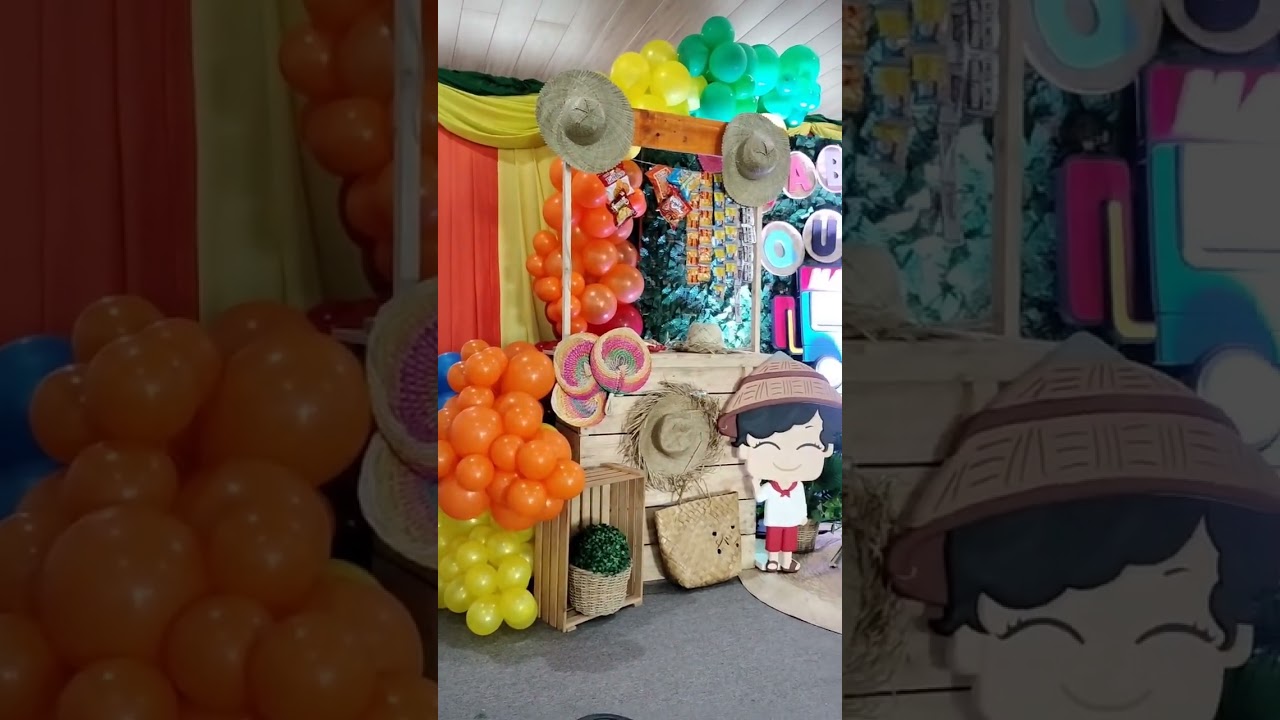 Pinoy Fiesta Theme Backdrop Decoration #PinoyFiesta #fiesta