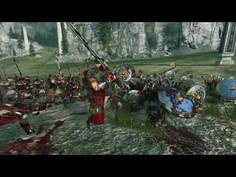 Ironbreakers VS Foot Squires, Chaos Warriors & Greatswords | Total War: Warhammer 2