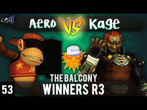 PM @ the Balcony 53 - Winners R3 ft. Aero (Diddy Kong) vs BCB | Kage (Ganondorf)