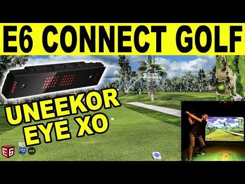 Playing E6 Connect Golf Simulator Software w/ UNEEKOR EYE XO (FULL 9 Holes)