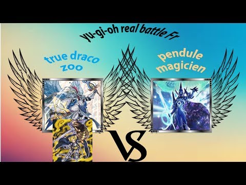yu-gi-oh real battle duel : true draco zoo vs pendule magicien