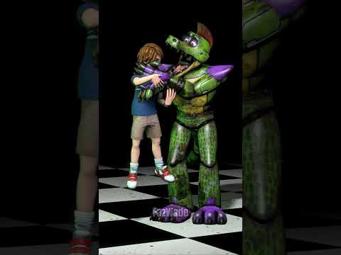 Monty finish with Gregory in seconds #fnaf #fivenightsatfreddys #fnaf  #gregory #monty