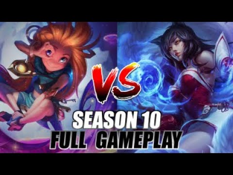 Ahri Vs Zoe Season 10 Full Gameplay ~ LegitKorea Rank 1 Ahri