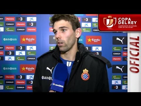 Entrevista a Víctor Álvarez tras el RCD Espanyol (4-2) AD Alcorcón - HD Copa del Rey