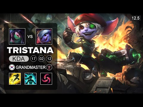 Tristana ADC vs Miss Fortune - KR Grandmaster - Season 12 Patch 12.5
