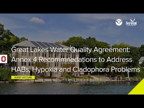 Guest Lecture July 9 2015: Great Lakes Water Quality Agreement